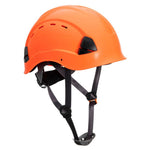 Portwest PS63 Height Endurance Safety Helmet - Vented Wheel Ratchet Short Peak