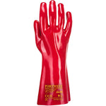 Portwest A435 PVC Gauntlet Gloves 35cm - 12g