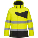 Portwest PW261 PW2 Yellow/Black Padded Waterproof Hi Vis Winter Jacket