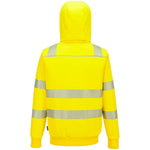 Portwest PW321 PW3 Yellow Hi Vis Zipped Winter Hoodie