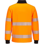 Portwest PW326 PW3 Orange Polycotton 1/4 Zip Hi Vis Sweatshirt