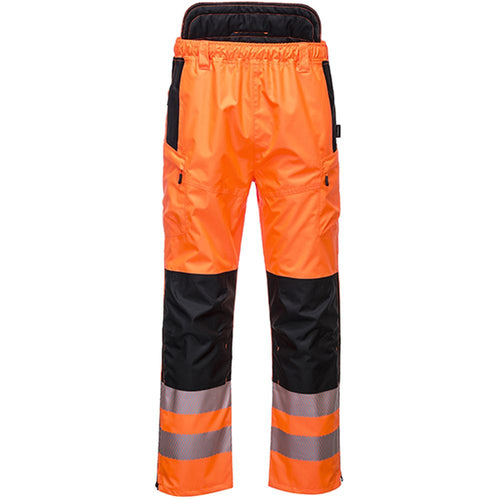 Portwest PW342 PW3 Orange Hi Vis Extreme Breathable Waterproof Trousers