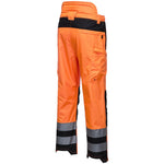 Portwest PW342 PW3 Orange Hi Vis Extreme Breathable Waterproof Trousers