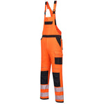 Portwest PW344 PW3 Orange Polycotton Hi Vis Bib & Brace Overall