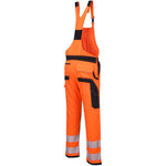 Portwest PW344 PW3 Orange Polycotton Hi Vis Bib & Brace Overall