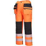 Portwest PW351 PW3 Orange/Black Padded Waterproof Hi Vis Winter Trouser