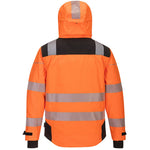 Portwest PW360 PW3 Orange Mesh Lined Hi Vis Extreme Breathable Waterproof Jacket