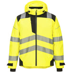 Portwest PW360 PW3 Yellow Mesh Lined Hi Vis Extreme Breathable Waterproof Jacket