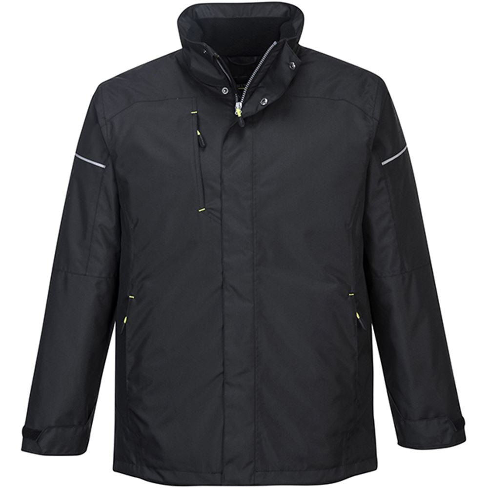 Portwest PW362 PW3 Black Padded Waterproof Winter Jacket