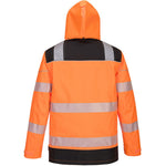 Portwest PW367 PW3 Orange Mesh Lined Hi Vis 5-in-1 Waterproof Jacket