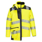Portwest PW367 PW3 Yellow/Black Mesh Lined Hi Vis 5-in-1 Jacket