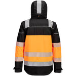 Portwest PW368 PW3 Orange/Black Extreme Class 1 Waterproof Breathable Hi Vis Rain Jacket