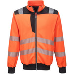 Portwest PW370 PW3 Orange Zipped Hi Vis Sweatshirt
