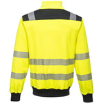 Portwest PW370 PW3 Yellow Zipped Hi Vis Sweatshirt