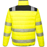 Portwest PW371 PW3 Yellow Padded Hi Vis Baffle Jacket