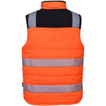 Portwest PW374 PW3 Orange/Black Hi Vis Reversible Bodywarmer