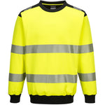 Portwest PW379 PW3 Yellow Hi Vis Sweatshirt