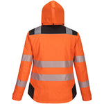 Portwest PW382 PW3 Orange Padded Waterproof Womens Hi Vis Jacket