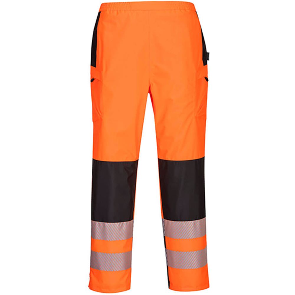 Portwest PW386 PW3 Orange Women's Waterproof Hi Vis Rain Trouser