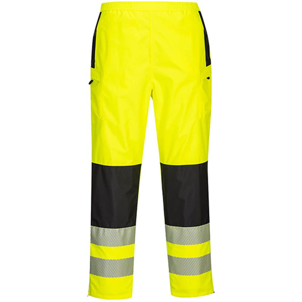 Portwest PW386 PW3 Yellow Women's Waterproof Hi Vis Rain Trouser