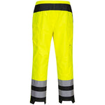 Portwest PW386 PW3 Yellow Women's Waterproof Hi Vis Rain Trouser