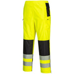 Portwest PW386 PW3 Yellow Women's Waterproof Hi Vis Rain Trouser
