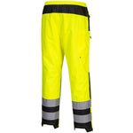 Portwest PW386 PW3 Yellow Women's Waterproof Hi Vis Rain Trouser