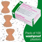 HypaPlast Washproof Plasters Fingertip (Pack 100)