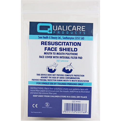 Resuscitation Face Shield with Filter Pad