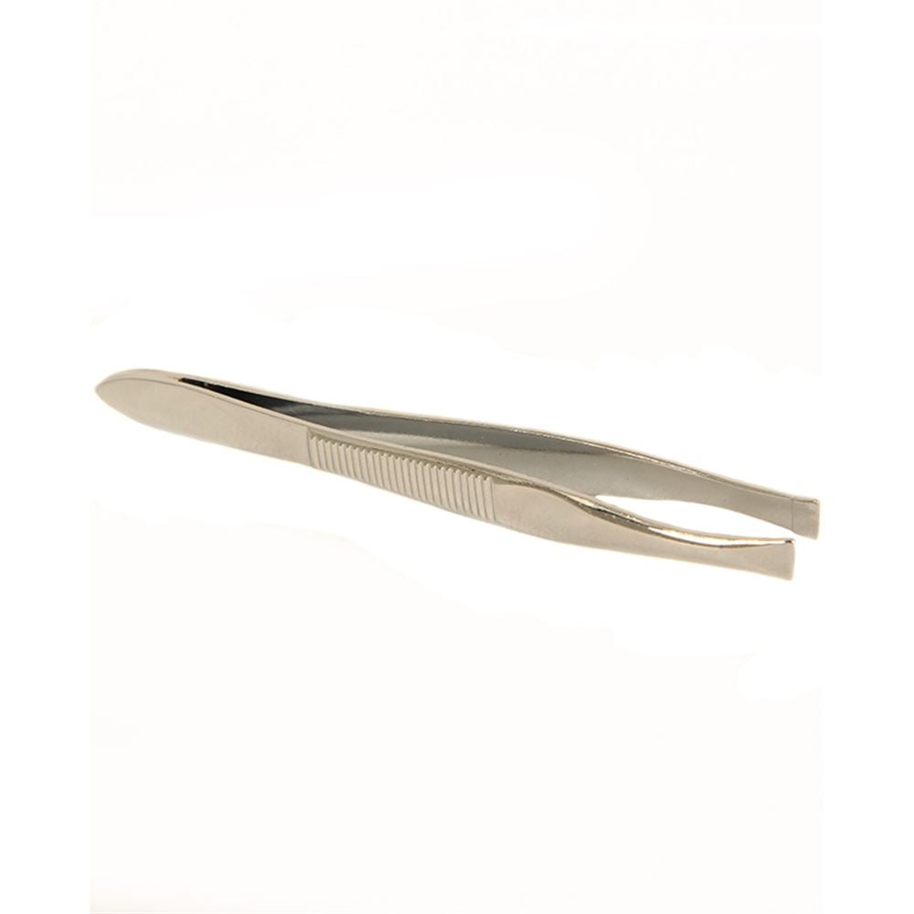 Stainless Steel 3" Flat Tweezers