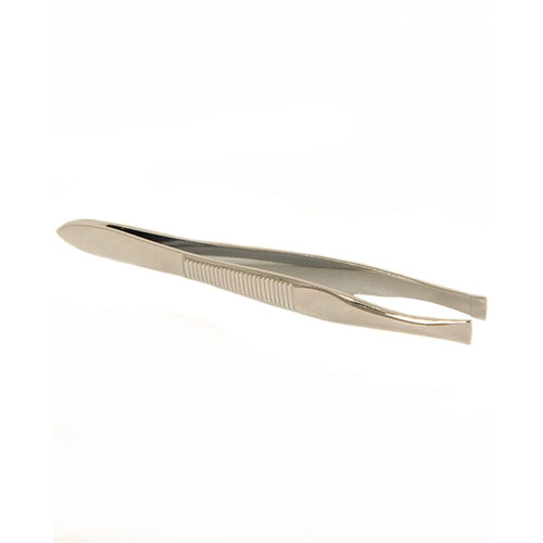 Stainless Steel 3" Flat Tweezers