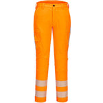 Portwest R440 RWS Orange Stretch Hi Vis Work Trouser