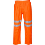 Portwest RT61 Orange Hi Vis Breathable Waterproof Trousers