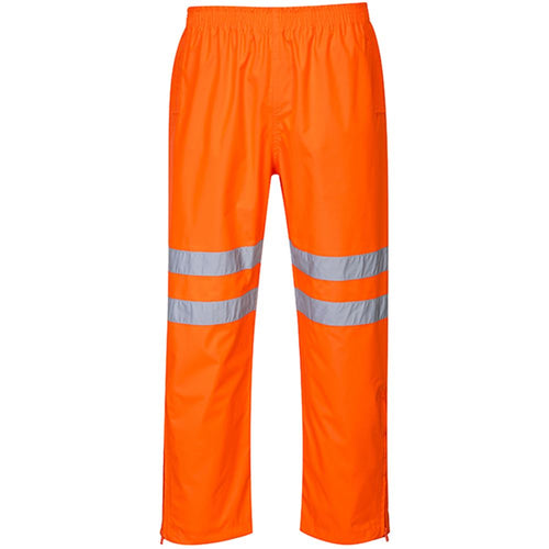 Portwest RT61 Orange Hi Vis Breathable Waterproof Trousers