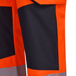 Pulsar React RCT803 Rail Orange Recycled Hi Vis Waterproof  Over Trouser