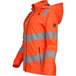 Pulsar React RCT851 Rail Orange Women's Recycled Waterproof Hi Vis Shell Jacket