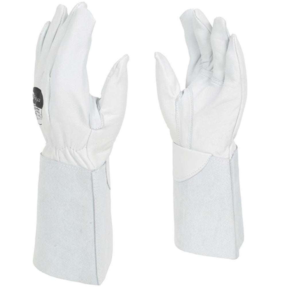Polyco SuperGlove RE-PRO/NB Leather Volt Protector Gauntlet - Worn Over Electricians Gloves