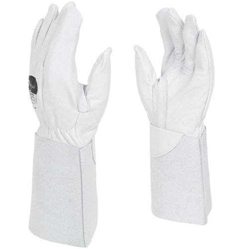 Polyco SuperGlove RE-PRO/NB Leather Volt Protector Gauntlet - Worn Over Electricians Gloves