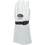 Polyco SuperGlove RE-PRO Leather Volt Protector Gauntlet with Buckle - Worn Over Electricians Gloves