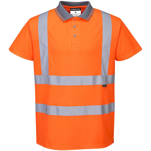 Portwest RT22 Orange Hi Vis Polo Shirt