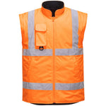 Portwest RT27 RIS Orange Padded Waterproof 7 in 1 Hi Vis Jacket
