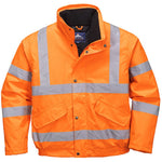 Portwest RT32 Orange RIS Padded Waterproof Hi Vis Bomber Jacket