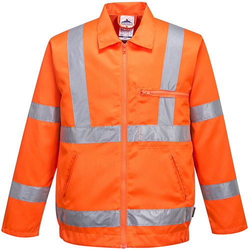 Portwest RT40 Orange Polycotton Hi Vis Jacket