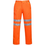 Portwest RT45 Orange Polycotton Hi Vis Trousers