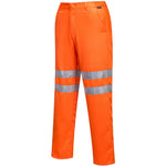 Portwest RT45 Orange Polycotton Hi Vis Trousers
