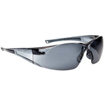 Bolle Rush RUSHPSF Smoke Safety Sunglasses with Adjustable Cord - Anti Scratch & Anti Fog Lens