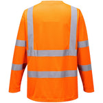 Portwest S178 Orange Long Sleeved Hi Vis T Shirt