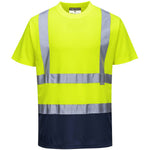 Portwest S378 Yellow/Navy Hi Vis Two Tone T-shirt