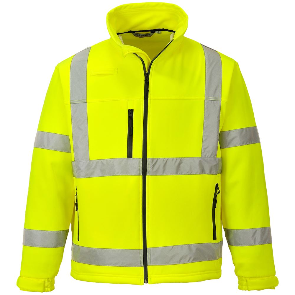 Portwest S424 Yellow Hi Vis Softshell Jacket (3L)