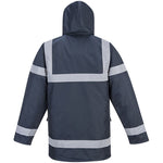 Portwest S433 Navy Iona Lite Reflective Waterproof Padded Hi Vis Jacket